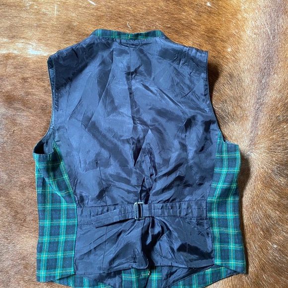 Ralph Lauren Denim Supply plaid fitted vest - Picture 6 of 6